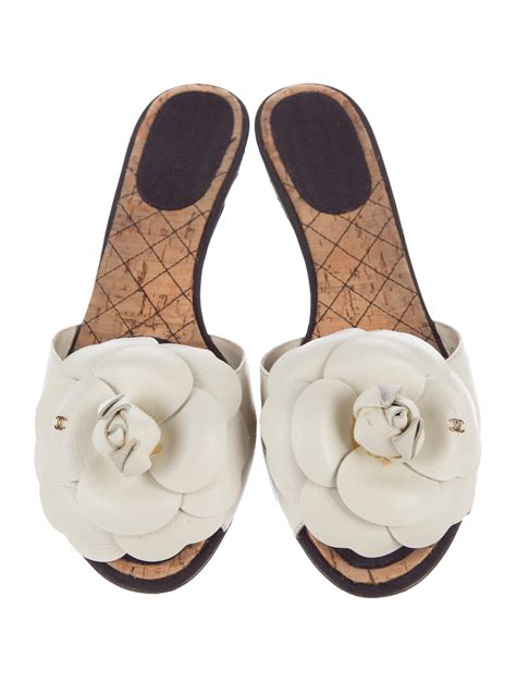 cheap chanel camellia sneakers|sz 10 chanel camellia sandals.